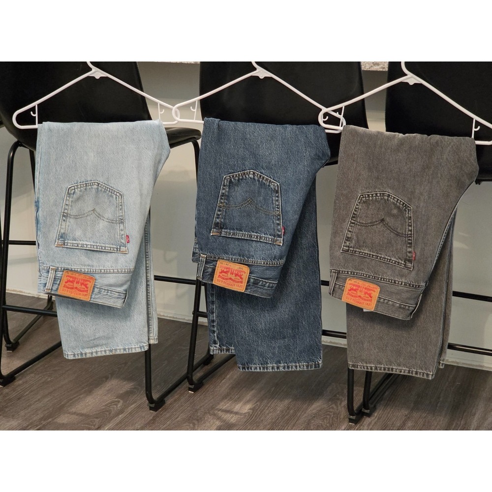 (Lot of 3) Vintage Style 1997 Levis (34"×30") Levis 565 Loose Straight-Leg Jeans